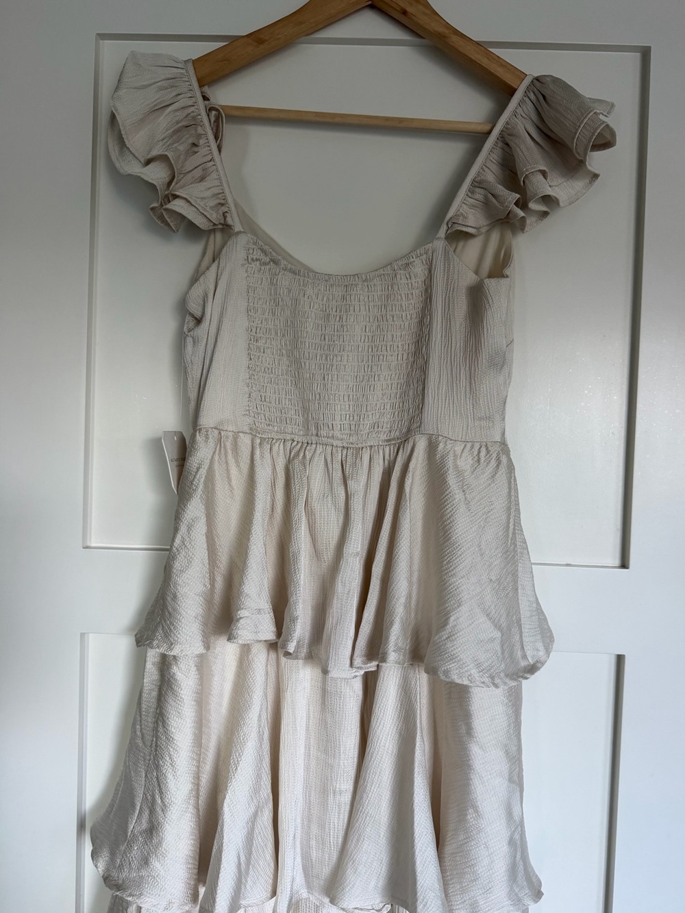 Altar'd State Cream Tiered Ruffle Maxi Dress - Picture 3 of 9